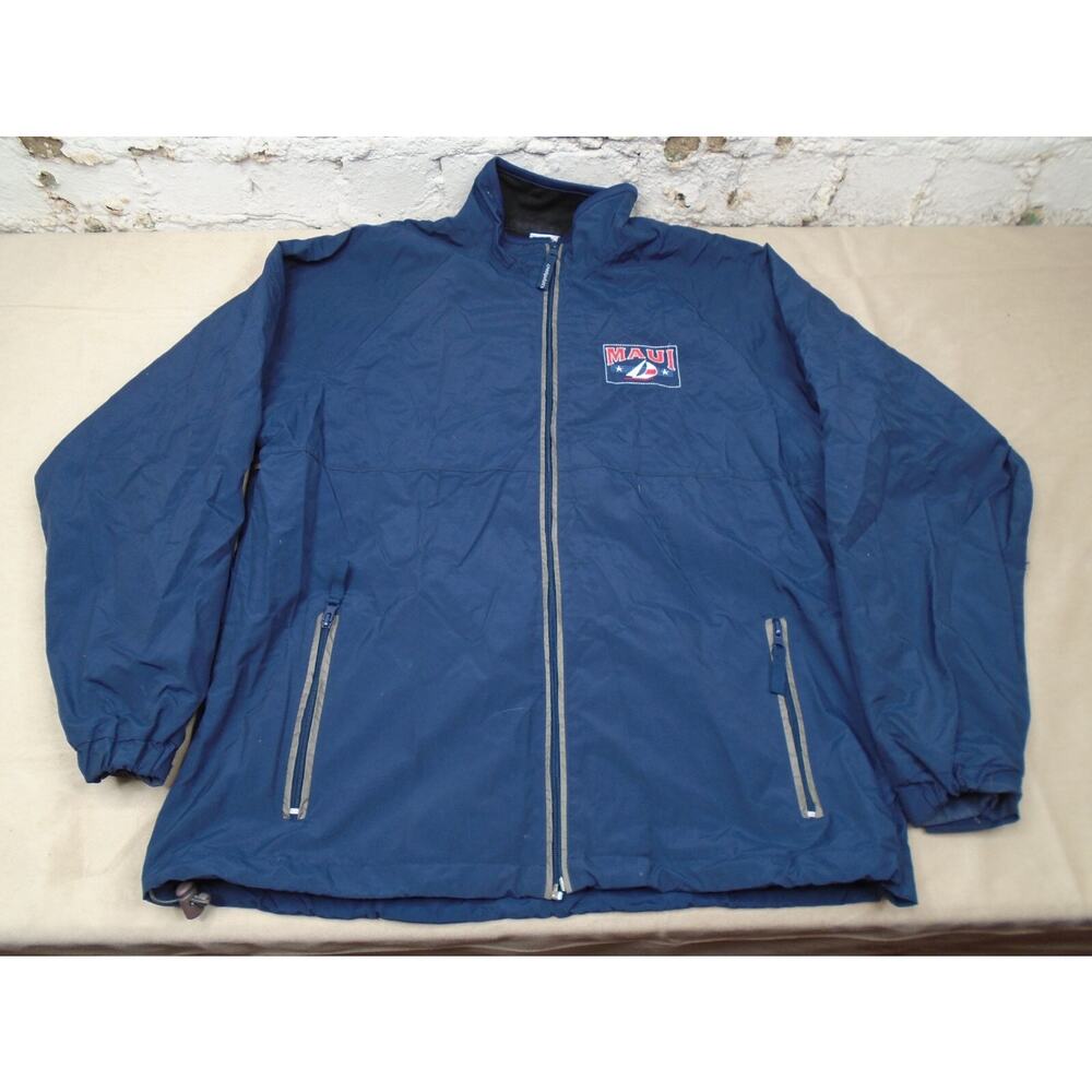 Vintage Crazy Shirt Hawaii Maui Windbreaker Men's Jacket Size Medium Mesh Lined